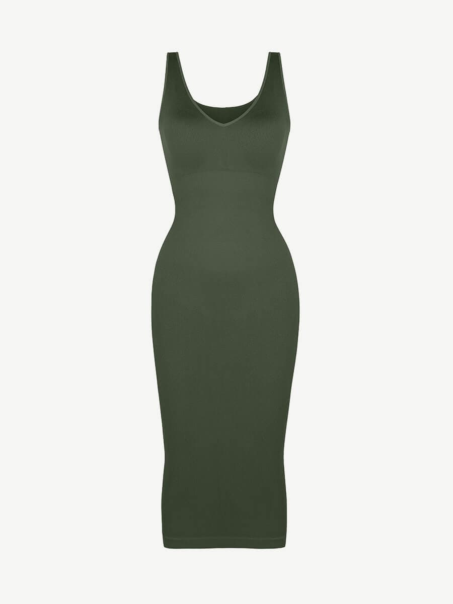V-Neck Trim Dress