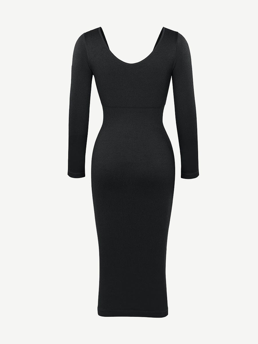 V-Neck Sleek Dress
