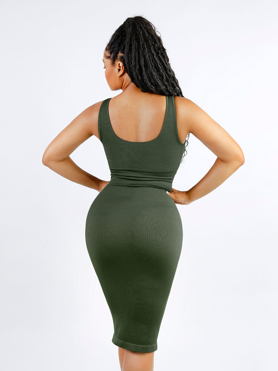 V-Neck Trim Dress